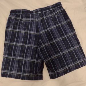 Men's Plaid Golf Shorts